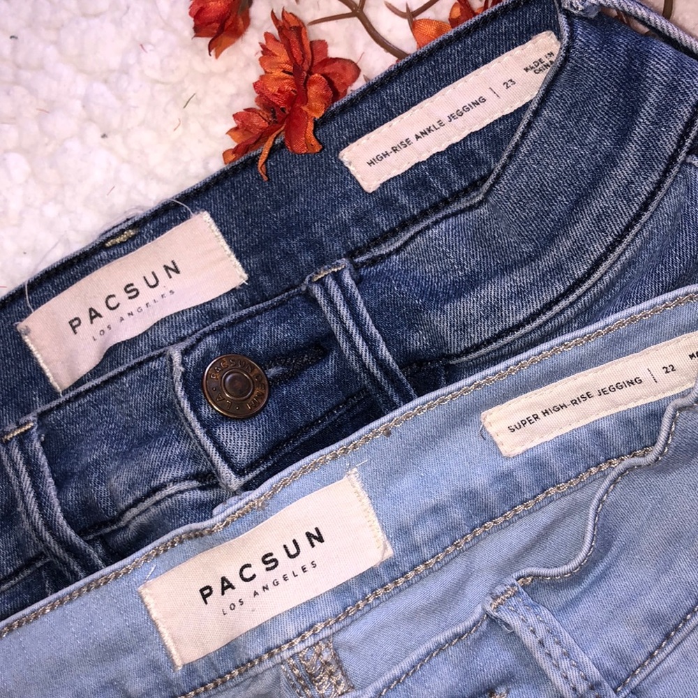 Pac Sun jeans 2 pairs size 22 and 23